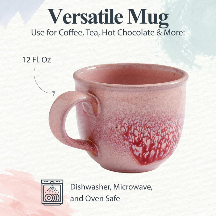 Mugology Rose Quartz 12oz Ceramic Coffee Mug